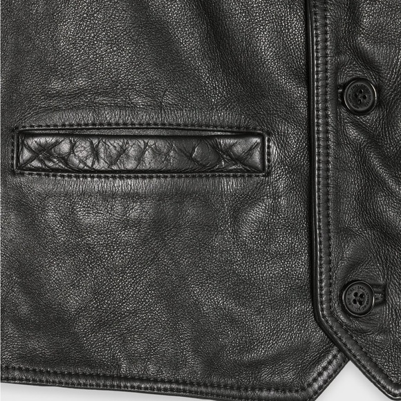 Zara Leather Vest Steven Meisel - Picture 4 of 11